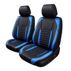 Funda para Auto Booster Universal en Cuero Legítimo con Airbag Incorporado + REGALO: Alfombra y Funda para Volante